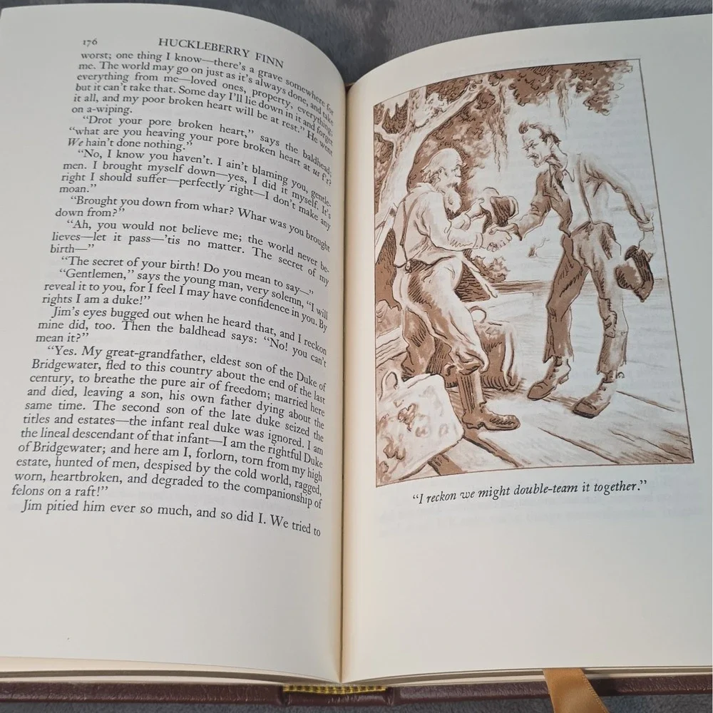 The Adventures of Huckleberry Finn (Tom Sawyer's Companion) Easton Press